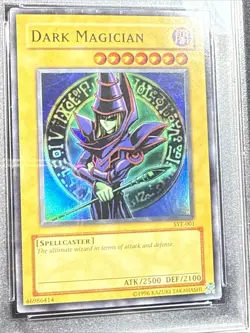 2004 SYE YU-GI-OH! STARTER DECK YUGI EVOLUTION #001 DARK MAGICIAN PSA 6 - Image 3
