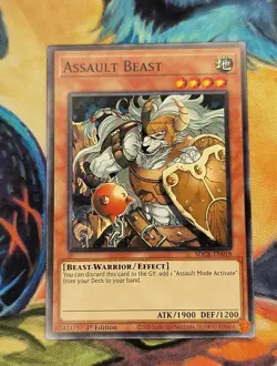 Assault Beast SDCK-EN018 Structure Deck: The Crimson King 1st Edition - Image 1