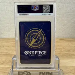 Dracule Mihawk Errata Alternate Art Parallel OP01-070 PSA 10 One Piece English - Image 2