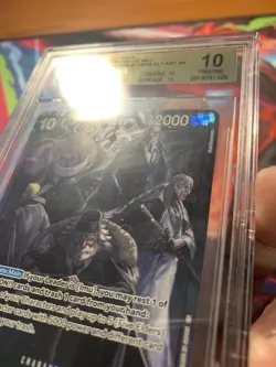 One Piece OP13-082 Five Elders (Alt Art) BGS 10 Pristine Carrying On His Will - Image 5
