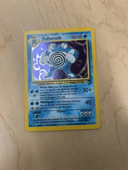 Poliwrath - 15/130 - Pokemon Base Set 2 Holo Rare Card - Image 1