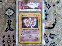 Pokemon TCG Mewtwo 3 Black Star Promo First Movie Promo Card - Vintage - ACE 9 - Image 3