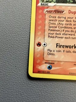 Pokemon TCG Ditto Charmander Card 61/113 Series Yuka Morii - Image 4