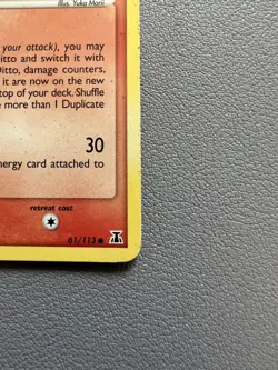 Pokemon TCG Ditto Charmander Card 61/113 Series Yuka Morii - Image 5