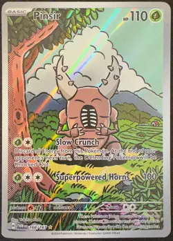 Pinsir - 168/167 Pokemon TCG SV06: Twilight Masquerade Illustration Rare NM - Image 1