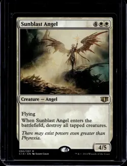 Sunblast Angel Commander 2014 NM White Rare MAGIC THE GATHERING CARD - Image 1