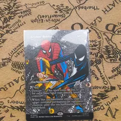 Leyline Binding M 0002 Mythic Borderless Non Foil MTG Spiderman Card - Image 1