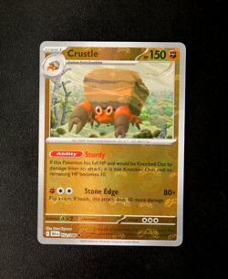Pokemon Card - Crustle 052/086 - Black Bolt English - Master Ball Reverse - NM ⭐ - Image 1