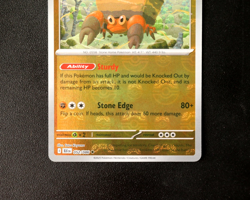 Pokemon Card - Crustle 052/086 - Black Bolt English - Master Ball Reverse - NM ⭐ - Image 3