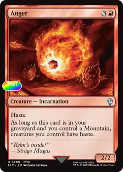 Anger (Surge Foil) 289 Commander: FINAL FANTASY NM EN - Image 1