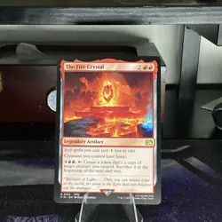 MTG - The Fire Crystal - Final Fantasy Regular NM - Image 1