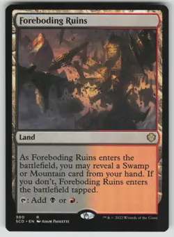 Foreboding Ruins Normal R Starter Commander Decks 300 NM - Image 1