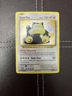 Pokemon TCG - Snorlax - XY179 - XY Promos - MP Cosmos Holo Rare (2016) - Image 1