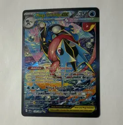 Nintendo Pokemon TCG Mega Greninja EX 116/086 Evolutions Full Art Holo UR - Image 1
