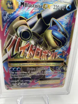 Pokemon M Blastoise EX XY Evolutions Full Art #102 PSA 1 - Image 3