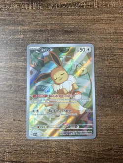 NEW Pokemon TCG Scarlet & Violet Prismatic Evolutions Eevee #173 NM/LP - Image 2