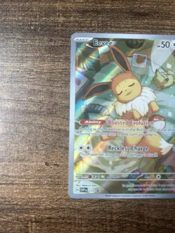 NEW Pokemon TCG Scarlet & Violet Prismatic Evolutions Eevee #173 NM/LP - Image 4