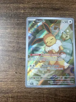 NEW Pokemon TCG Scarlet & Violet Prismatic Evolutions Eevee #173 NM/LP - Image 5