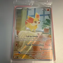 Fennekin 080 (Pokemon Center Stamp - Sealed) - Chaos Rising ETB Promo - Image 3
