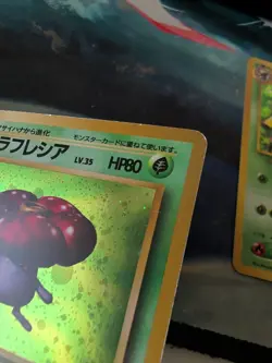 Vileplume Bellosom Holo Rare Holofoil Pokemon Jungle Neo Genesis MP - Image 4