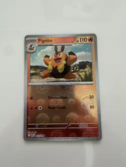 Pignite 012/086 Common White Flare Pokeball Pokemon Near Mint - Image 1