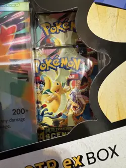 Pokemon Mega Feraligatr EX Box Ascended Heroes 4 Packs & Promos Brand New! 💦 - Image 4