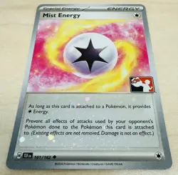 Mist Energy COSMOS HOLO Play! Pokemon TCG Prize Pack 161/162 Temporal Forces NM - Image 2