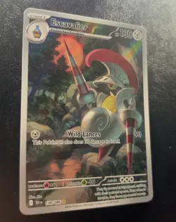 The Pokemon Company Escavalier 138/086 Sv Black Bolt Holo IR Full Art 130HP ENG - Image 2