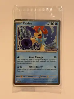 Pokemon Keldeo 19/86 Chaos Rising Stamped Promo Sealed Exclusive! 🚀 Shipping - Image 1