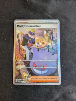 Pokemon TCG Morty's Conviction Scarlet & Violet Temporal Forces 211/162 NM - Image 1