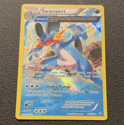 Pokemon TCG Swampert (Alpha) 36/160 XY Primal Clash Holo Rare ENG 2015 - Image 1