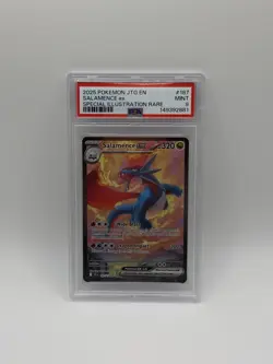 2025 Pokemon Salamence ex 187/159 Journey Together Holo Special Illustration PS… - Image 1