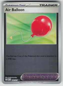 AIR BALLOON 181/217 UNCOMMON ASCENDED HEROES POKEMON REVERSE HOLO NEAR MINT - Image 1