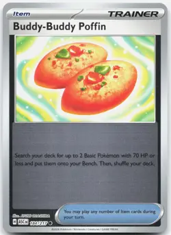 Buddy-Buddy Poffin 184/217 Common Ascended Heroes Pokemon Reverse Holo Near Mint - Image 1
