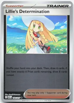Lillie's Determination 192/217 Ascended Heroes Pokemon Reverse Holo NM/M - Image 1