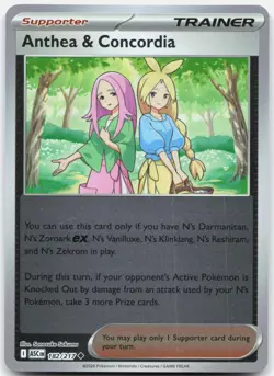 Anthea & Concordia 182/217 Uncommon Ascended Heroes Pokemon Reverse Holo NM/M - Image 1