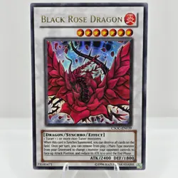 Yu-Gi-Oh Black Rose Dragon CSOC-EN039 Crossroads of Chaos MP - Image 1
