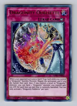 Dragunity Oubliette GFTP-EN042 Ultra Rare Ghosts From the Past Yu-Gi-Oh NM - Image 1