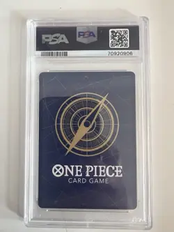 One Piece Dracule Mihawk OP01-070 Romance Dawn Foil Pre Errata PSA 10 Gem Mint - Image 2