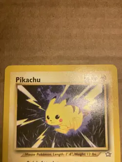 Pikachu Pokemon Card Neo Genesis 70/111 MP - Image 3