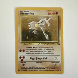 Hitmonlee 7/62 | Fossil Unlimited | Holo | Pokemon Card TCG - Image 1
