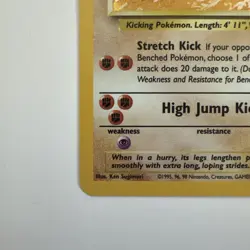 Hitmonlee 7/62 | Fossil Unlimited | Holo | Pokemon Card TCG - Image 5