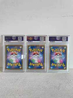 PSA 10 Clefairy AR 086/080 Sequential Set of 3 Japanese Pokemon Card M3 - Image 5