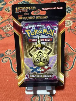 Pokemon TCG XY Phantom Force Blister Booster Pack + 5 Bonus Cards Factory Sealed - Image 1