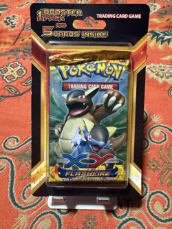 Pokemon TCG XY Flashfire Blister Booster Pack + 5 Bonus Cards Factory Sealed - Image 1