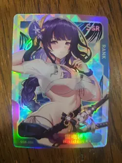 Anime Waifu Card - Raiden Ei - Senpai Goddess Haven - SSR-024 - NM - Image 1