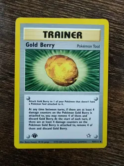 Pokemon Neo Genesis 1st Edition Gold Berry 93/111 Non Holo - Image 1