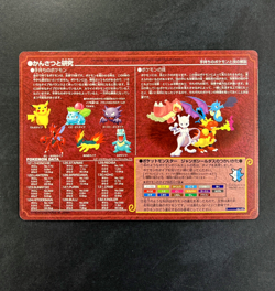 Pokemon HOOTHOOT Japanese JUMBO SEALDASS 3 Illustrated STICKER Card Guide No. 11 - Image 3