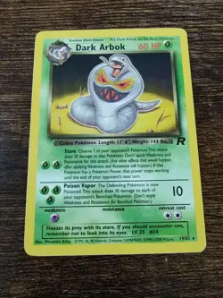 Dark Arbok 19/82 Team Rocket Non Holo Pokemon Card - Image 1