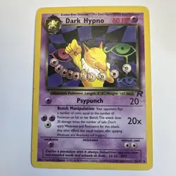 Pokemon Dark Hypno 26/82 Team Rocket-Unlimited Edition Regular Non-holo - Image 1
